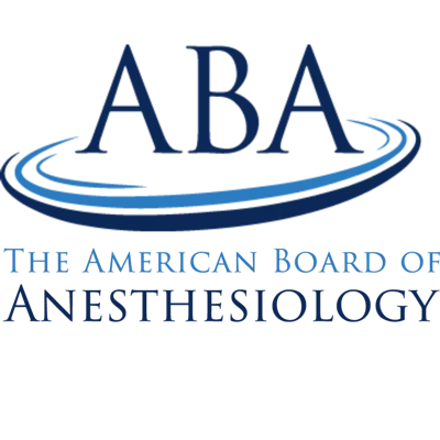 American Board of Anesthesiology diplomate seal, board certification held by Dr. Gurpreet Singh Padda, MD, MBA, MHP